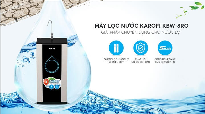 máy lọc nước Karofi KBW-8RO