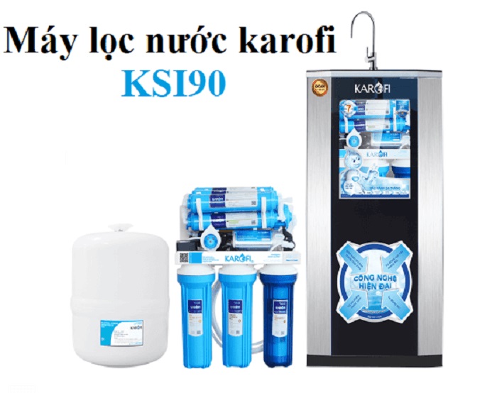 may loc nuoc karofi ksi90 1 - Máy lọc nước karofi sRO 7 cấp lọc tủ IQ KSI70-UV