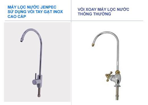 voi inox jenpec 10 - Máy lọc nước Jenpec Mix 8000 tủ 3D