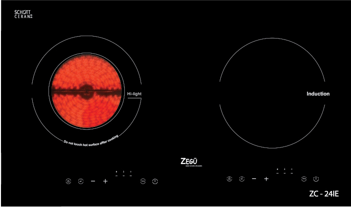 bep dien tu zc 24ie - Bếp điện từ Zegu ZC-24IE