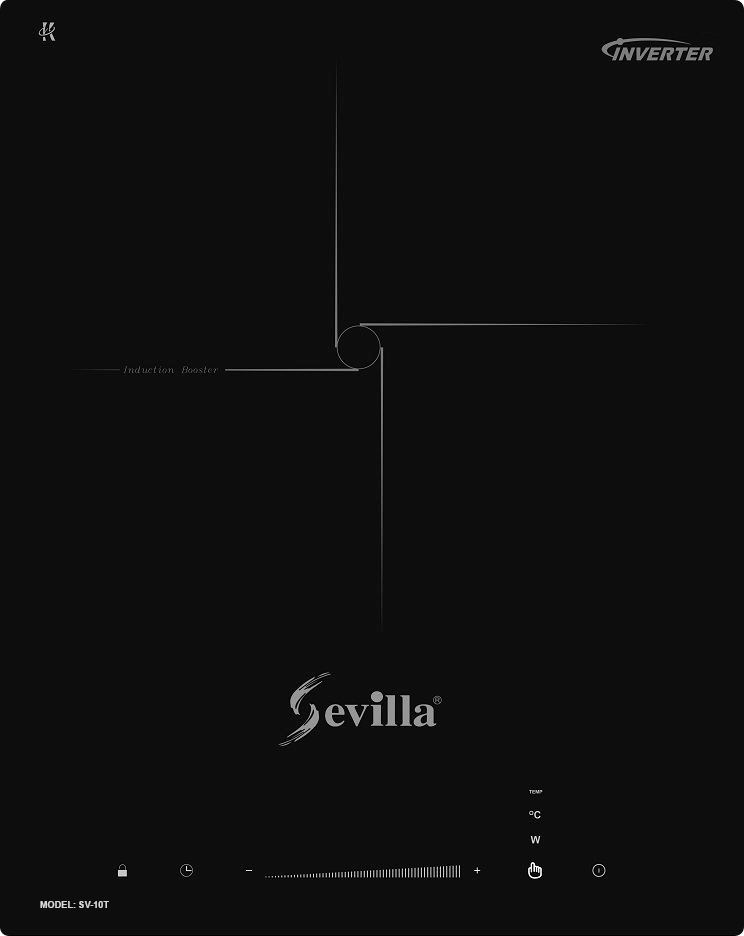 bep tu sevilla sv 10t6 - Bếp từ đơn Sevilla SV-10T