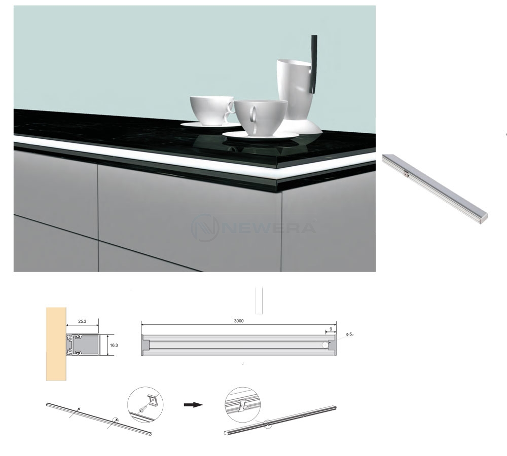 den led lap noi dai 1000mm newera ne24001000a48 - Đèn led Newera NE2400.1000A4.8