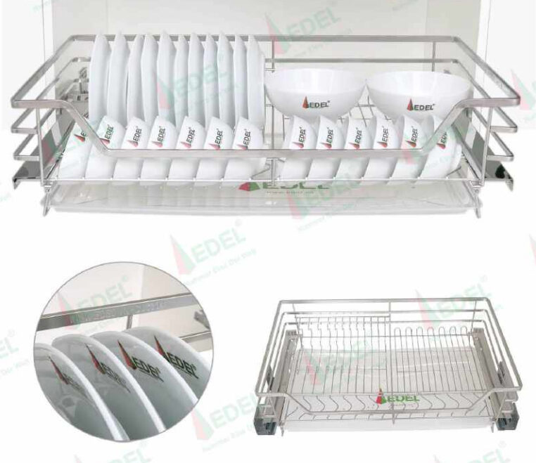 gia de xoong noi bat dia inox nan edel bs02 600 1 - Giá xoong nồi bát đĩa Edel BS02.800