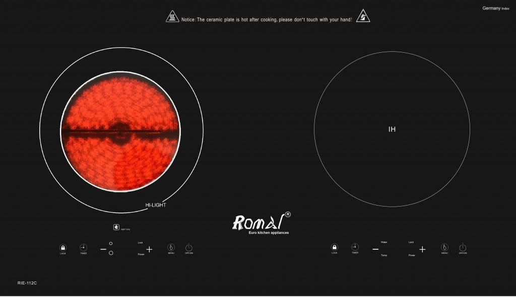 rie 112c fuge 1024x591 1 - Bếp điện từ Romal RIE-112C