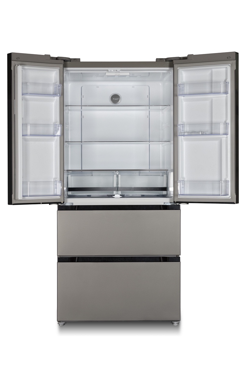 tu lanh kaff kf bcd523w 885 1 - Tủ lạnh Side by Side KAFF KF-BCD523W (2 cánh mở trên, 2 ngăn rút dưới)