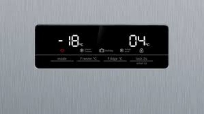 bang dieu khien 1 Tủ Lạnh 2 Cánh Side By Side Bosch KAN93VIFPG thiết kế sang trọng, đẳng cấp