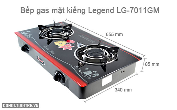 Bếp gas hồng ngoại Legend LG-7011GM - Điếu gang