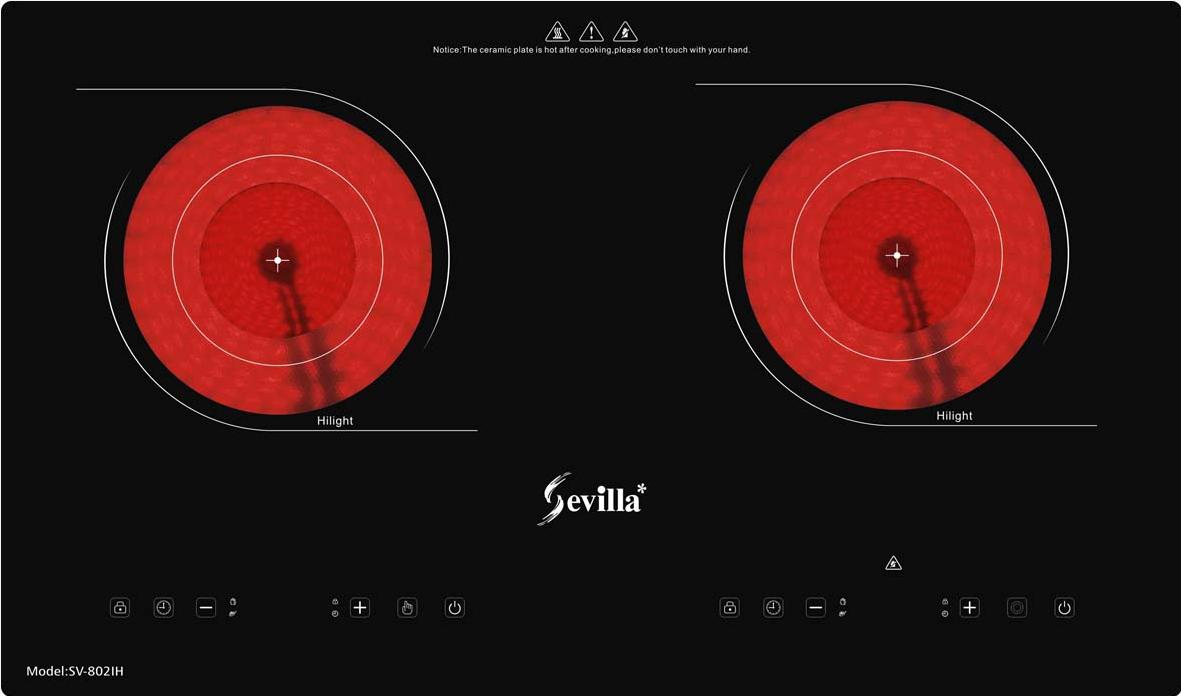 Bếp hồng ngoại đôi Sevilla SV-902H