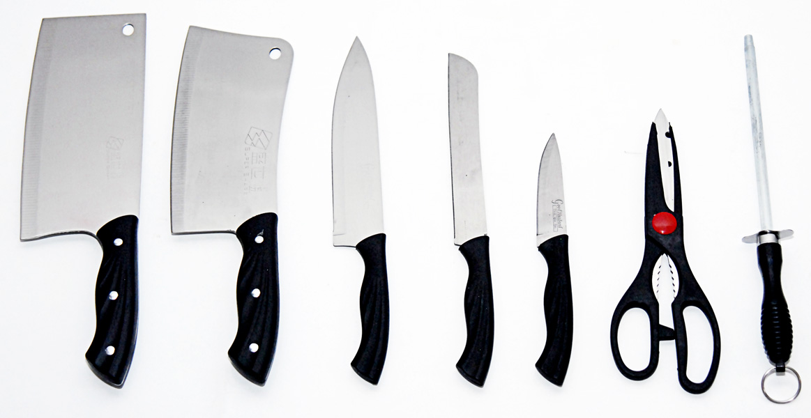 Bộ dao kéo làm bếp 8 món Super Sharp