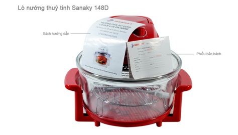 Lò nướng thủy tinh Sanaky VH 148D