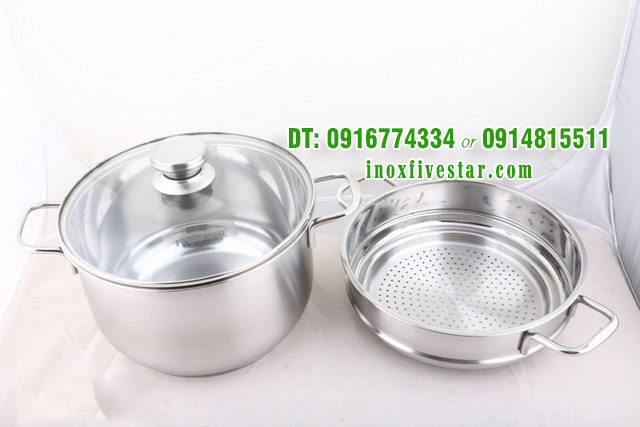 4o4a2132 1 - Bộ nồi xửng hấp inox Fivestar 28cm