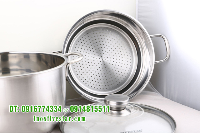 4o4a2138 1 - Bộ nồi xửng hấp inox Fivestar 28cm