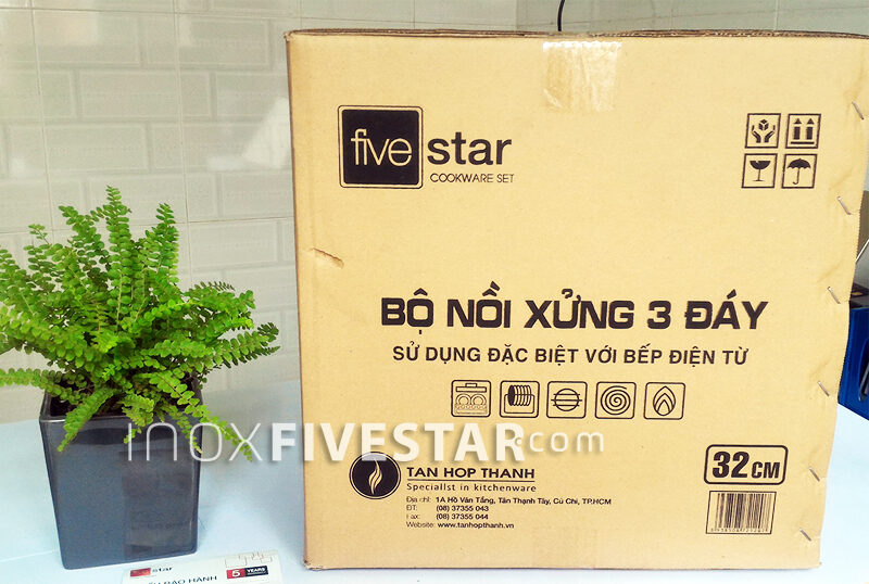 nồi hấp 32cm inox fivestar