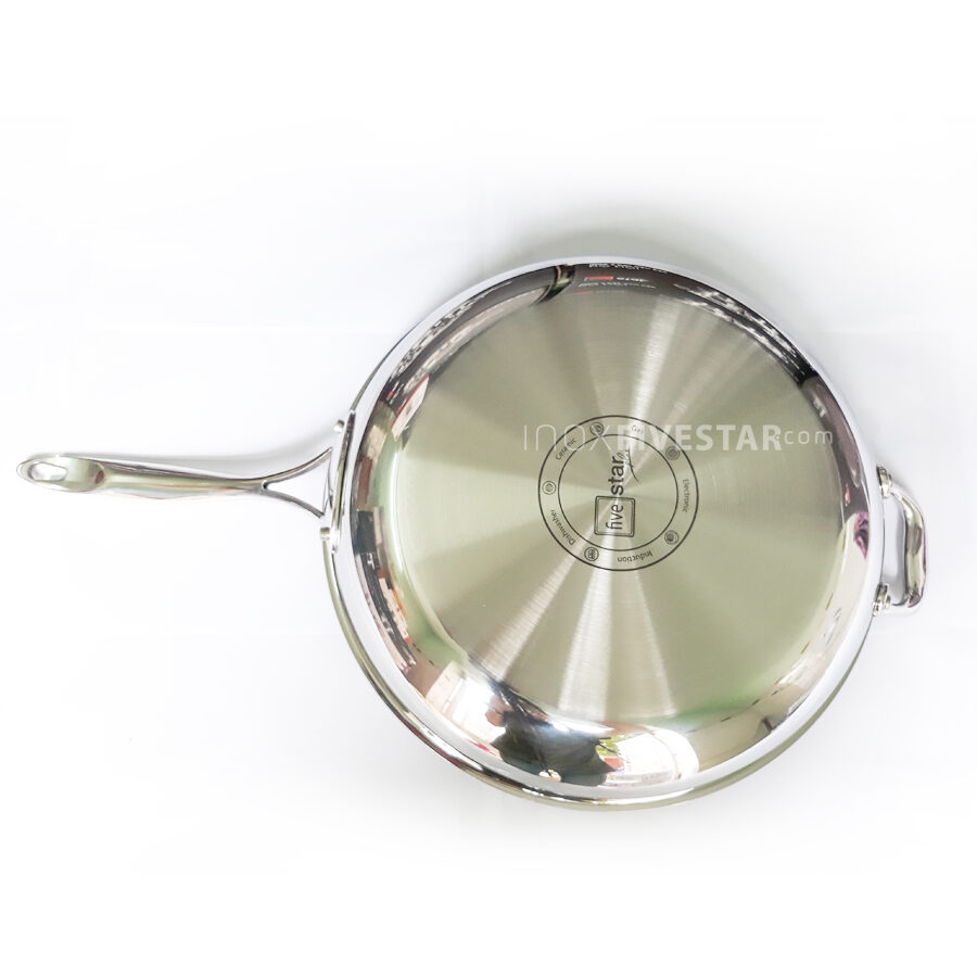 chao 3 lop cao cap fivestar inox304 30 1 - Chảo Cao Cấp 3 Lớp Inox 304 Five Star 30cm