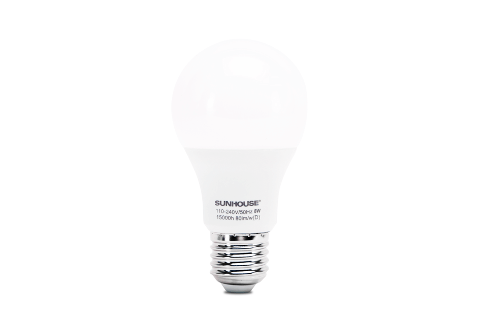 Bộ đèn LED thân nhôm SHE-LEDA60AL-A8W (trắng) 001