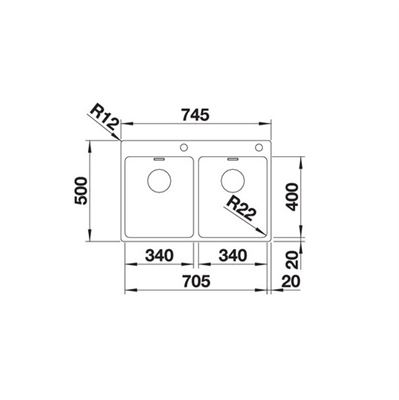 CHẬU RỬA BÁT BLANCO ANDANO 340/340-IF/A Thiết Kế Thanh Lịch, Thoát Nước Nhanh | Thế Giới Bếp - 3