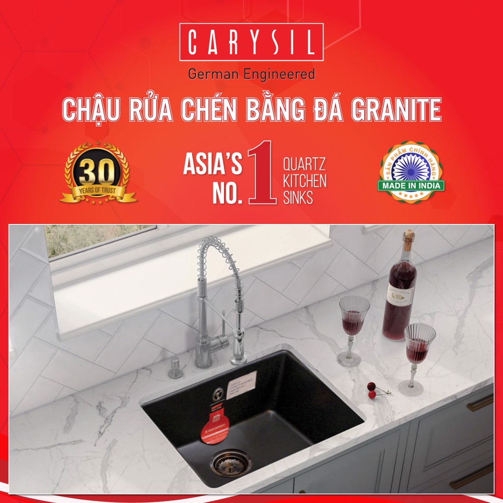 chậu đá granite 1 hố Carysil SAA1