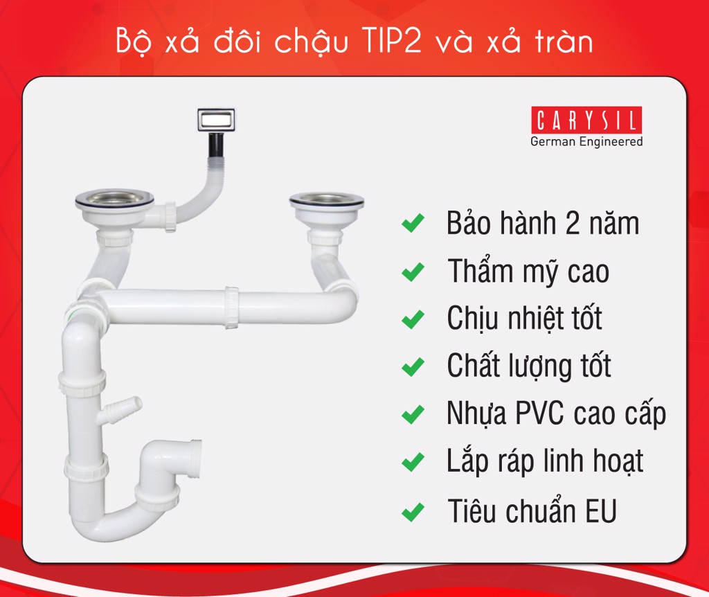 chậu rửa chén bằng đá granite TIP2