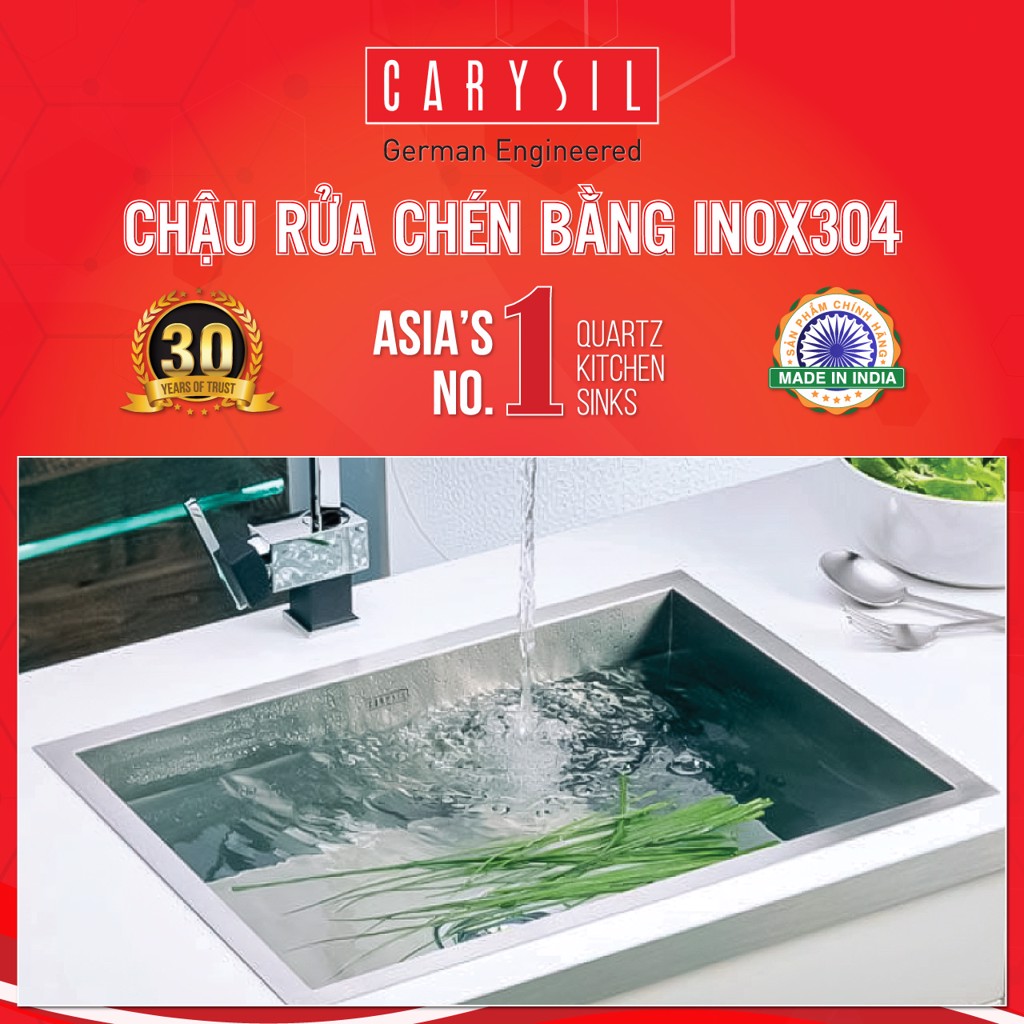 Chậu Rửa Chén Inox304 Carysil IA-MQ3