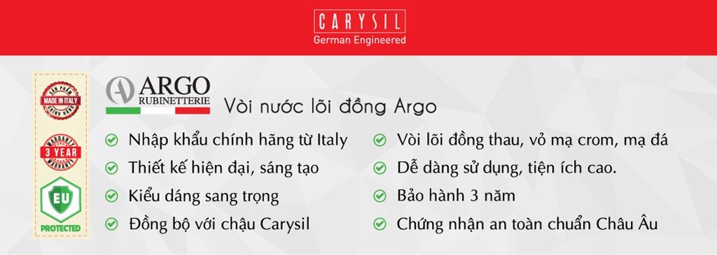 Vòi Rửa Carysil G-2485 - 44