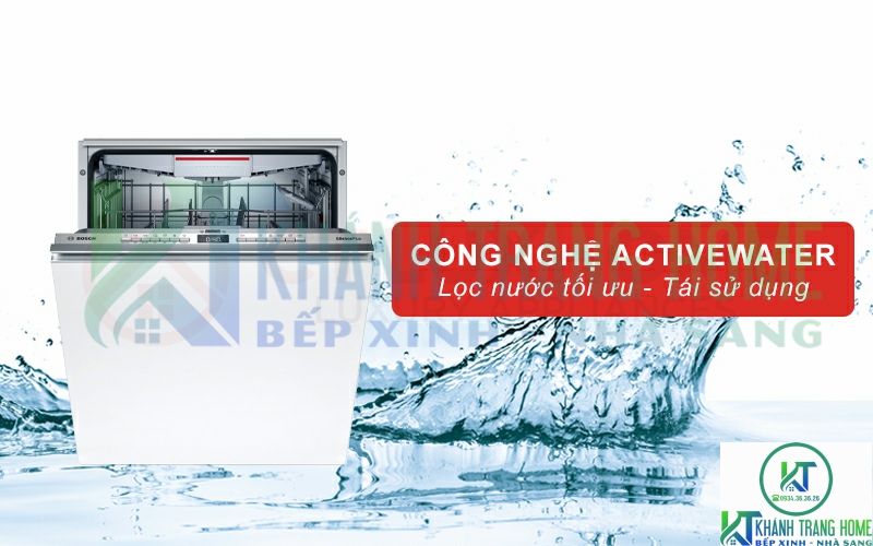 Sử dụng nước tối ưu hiệu quả nhờ công nghệ ActiveWater