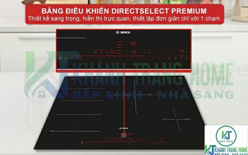 DirectSelect Premium là một bảng điều khiển cảm ứng rộng 30cm giúp người dùng dễ kiểm soát