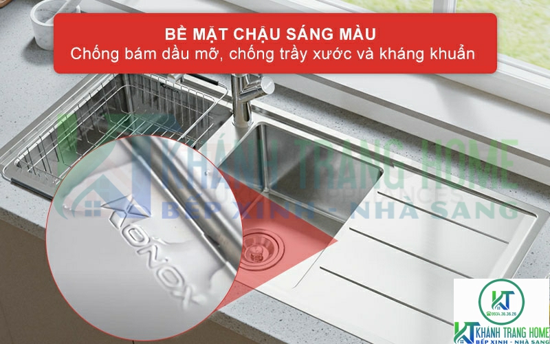 CHẬU RỬA CHÉN BÁT KONOX TURKEY BETA 1160