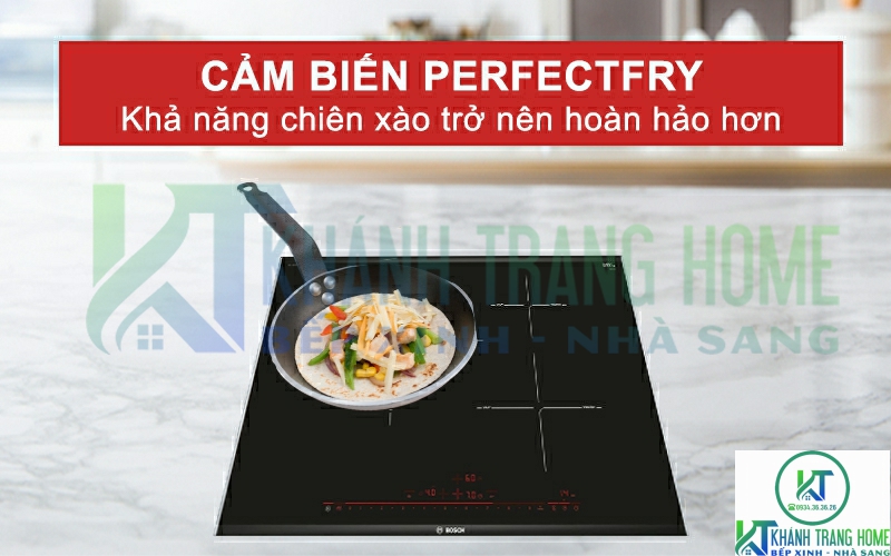 Cảm biến chiên xào PerfectFry cho món ăn hoàn hảo hơn.
