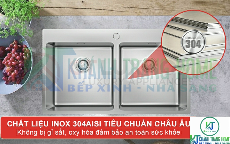 CHẬU RỬA CHÉN BÁT KONOX TOPMOUNT UNICO 8850