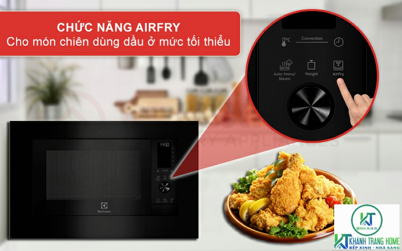 Món chiên dùng dầu ở mức tối thiểu với AirFry