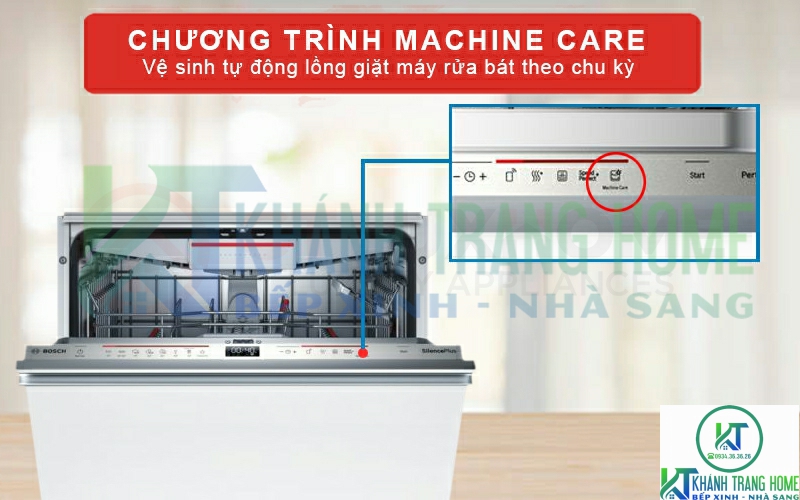 chuong trinh machine care may rua bat bosch MÁY RỬA BÁT ÂM TỦ BOSCH SMV6ZCX42E SERIE 6 SẤY ZEOLITH
