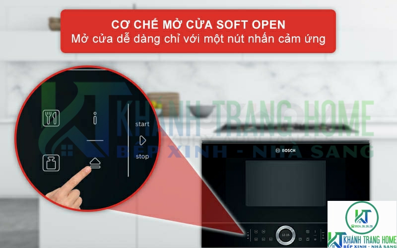 Cơ chế Soft Open sẽ giúp cho người dùng mở lò vi sóng một cách dễ dàng hơn