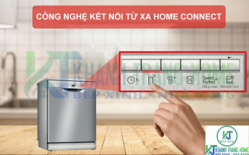 Home Connect giúp bạn kết nối và điều khiển máy từ xa