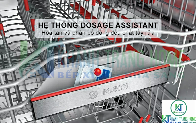 Hệ thống Dosage Assistant hỗ trợ định lượng và hòa tan chất tẩy rửa