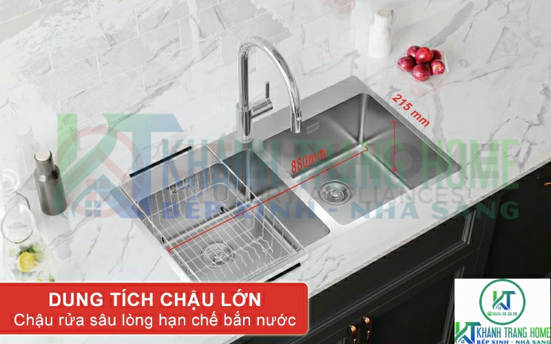 CHẬU RỬA CHÉN BÁT KONOX TOPMOUNT UNICO 8850