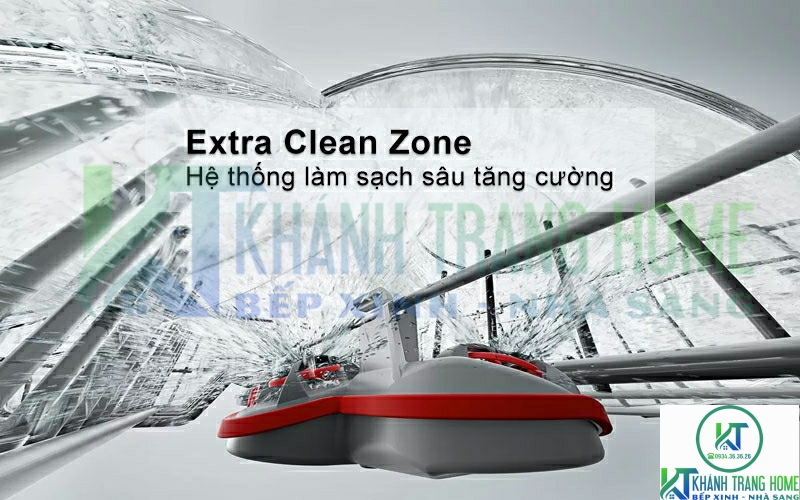 he thong lam sach extra clean zone 2 MÁY RỬA BÁT BOSCH ĐỘC LẬP SMS6ZCI49E SERIE 6 SẤY ZEOLITH