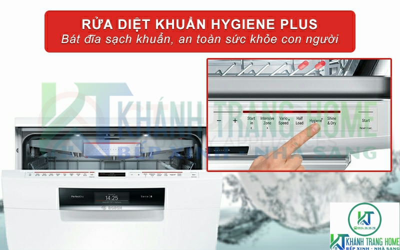 Tính năng Hygiene Plus diệt vi khuẩn, nấm mốc và bảo vệ sức khỏe người dùng.