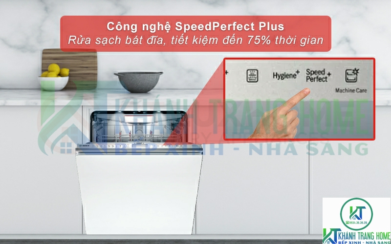 Rửa tăng tốc với Speed Perfect Plus, tiết kiệm thời gian hơn