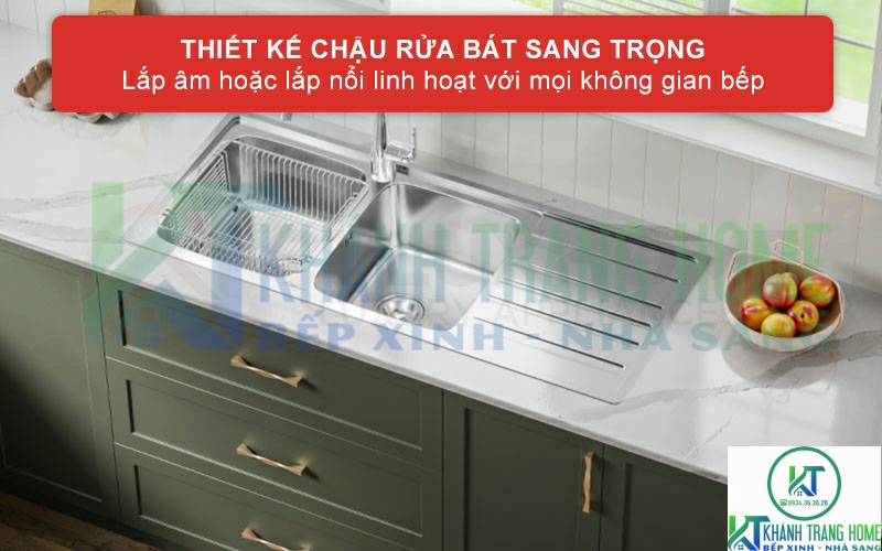 CHẬU RỬA CHÉN BÁT KONOX EUROPEAN ARTUSI KS11650 1D