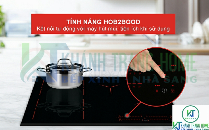 Tính năng Hob2Bood tự động kết nối với máy hút mùi