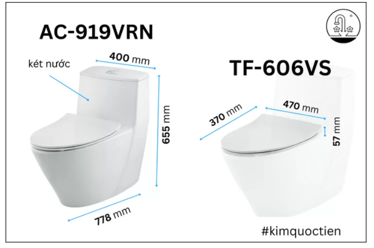 Bồn cầu khối 1 INAX AC-919VRN