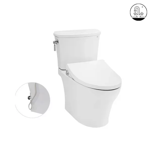 Bồn Cầu TOTO CS986GE4#XW 2 Khối Nắp Rửa Cơ TCW1211A