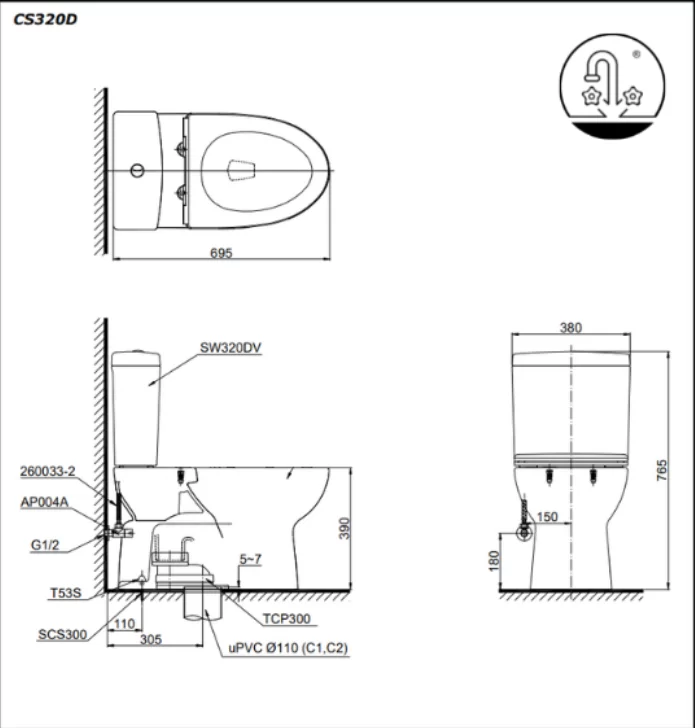 screenshot-2023-04-26-135854 Bồn cầu thông minh TOTO CS320DRW16