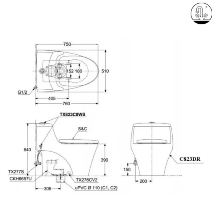 screenshot-2023-04-26-150419 Bồn Cầu TOTO MS823DRT2#XW 1 khối Nắp Đóng Êm TC393VS