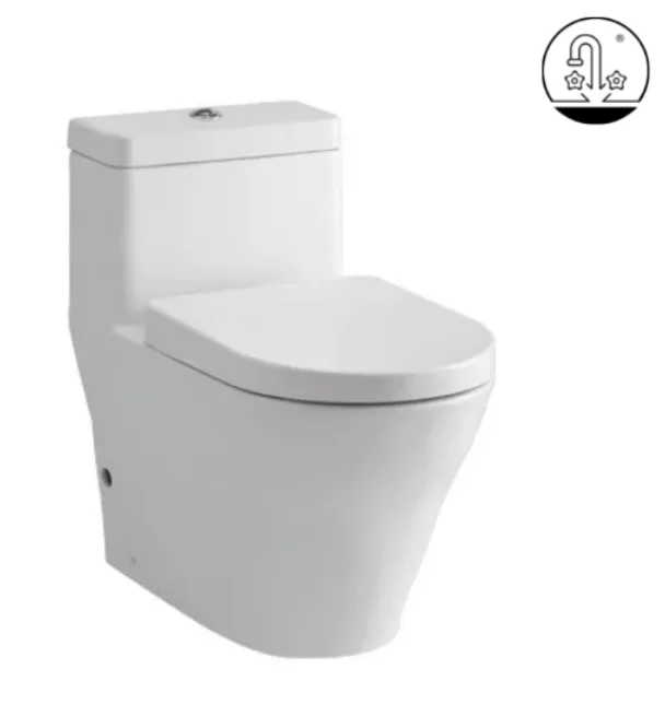 Bồn cầu TOTO CW166RB#XW/ TC384CVK#W /T53P100VR 1 khối nắp đóng êm TC384CVK#W