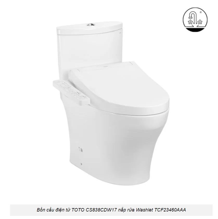 Bàn cầu điện tử TOTO CS838CDW17