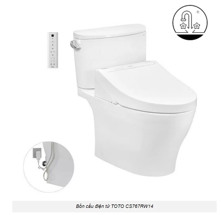 Bồn cầu 2 khối TOTO CS767RW14