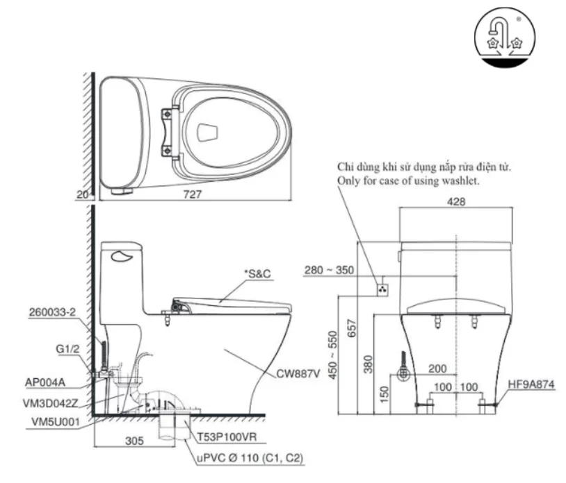 screenshot-2023-04-27-190303 Bồn Cầu TOTO MS887RE4#XW1 Khối Nắp Rửa Cơ TCW1211A