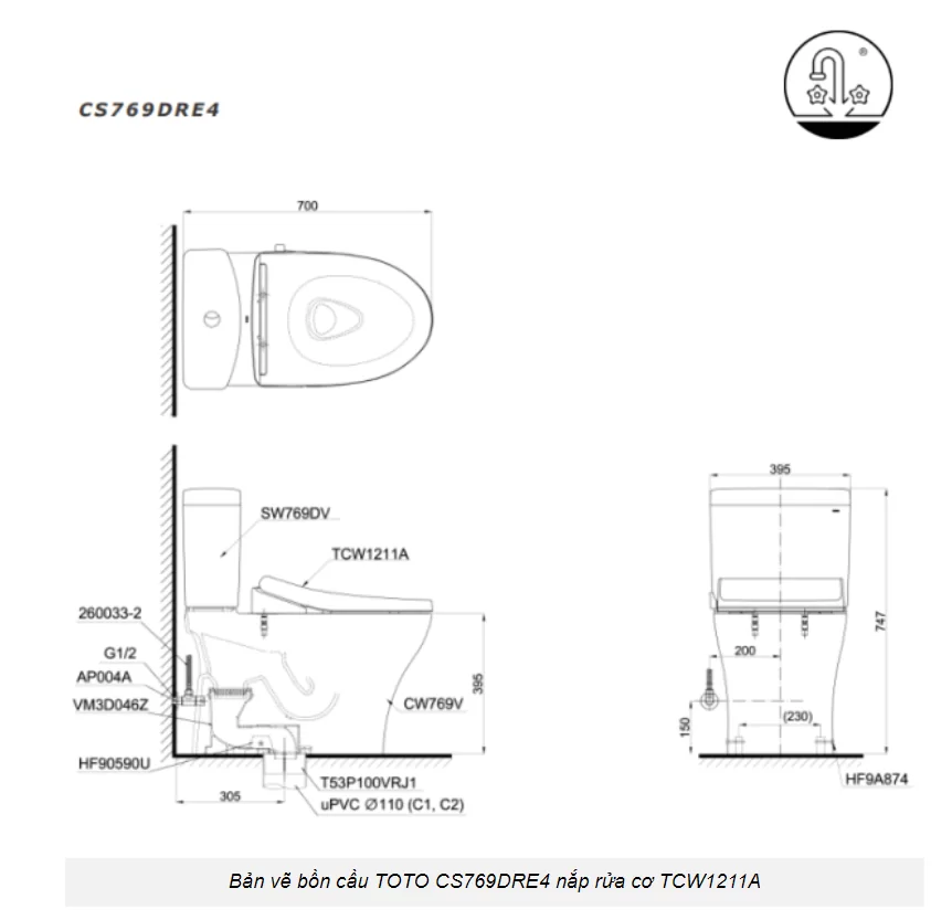 screenshot-2023-04-27-220051-1 Bồn Cầu TOTO CS769DRE4#XW 2 Khối Nắp Rửa Cơ TCW1211A