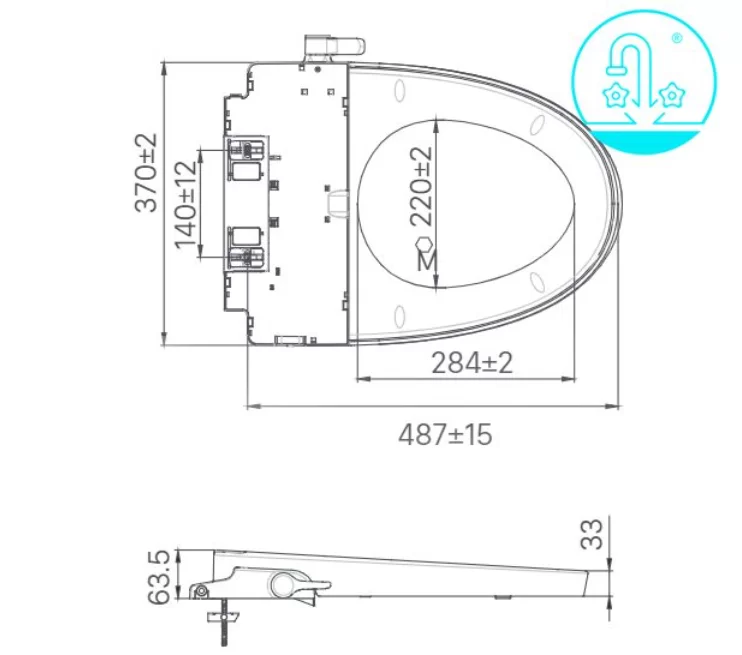 Nắp Bồn Cầu Rửa Cơ INAX CW-S32VN